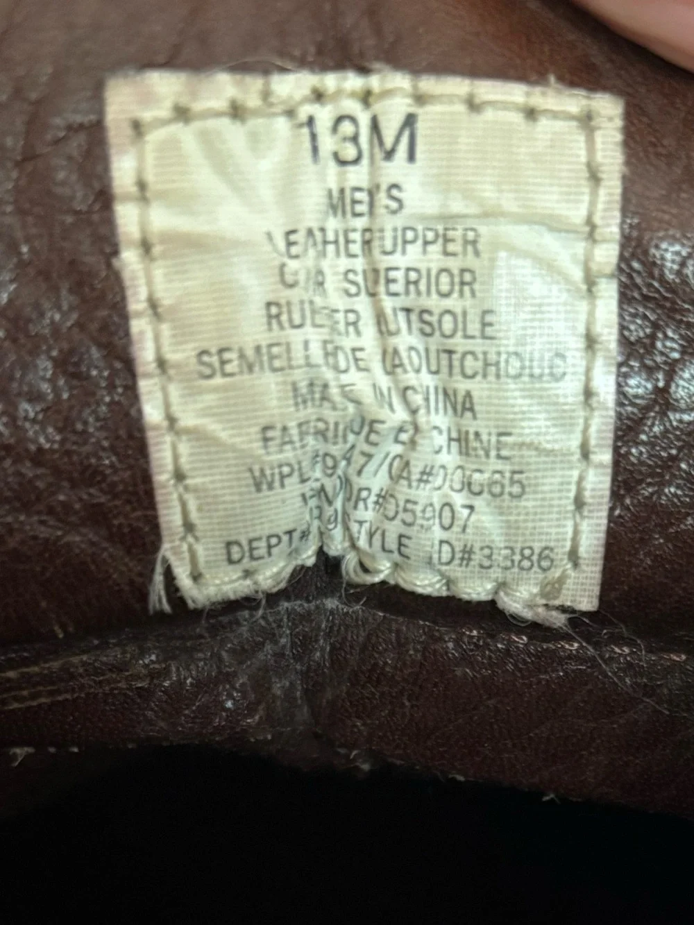 Vintage Eddie Bauer Gore-Tex Leather Moc Toe Hiking Work Boots Size 13